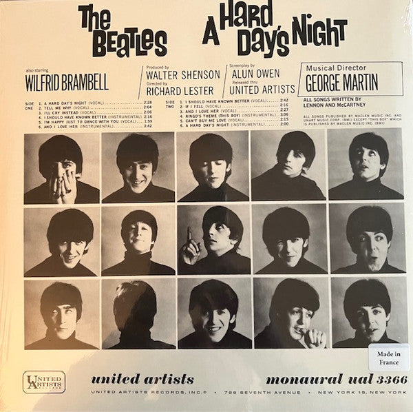 The Beatles ~ A Hard Day's Night (Original Motion Picture Sound Track) (Vinyl) - Djungel & Jazz