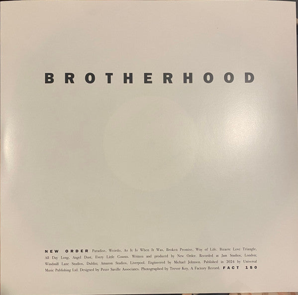 New Order ~ Brotherhood (Vinyl) - Djungel & Jazz