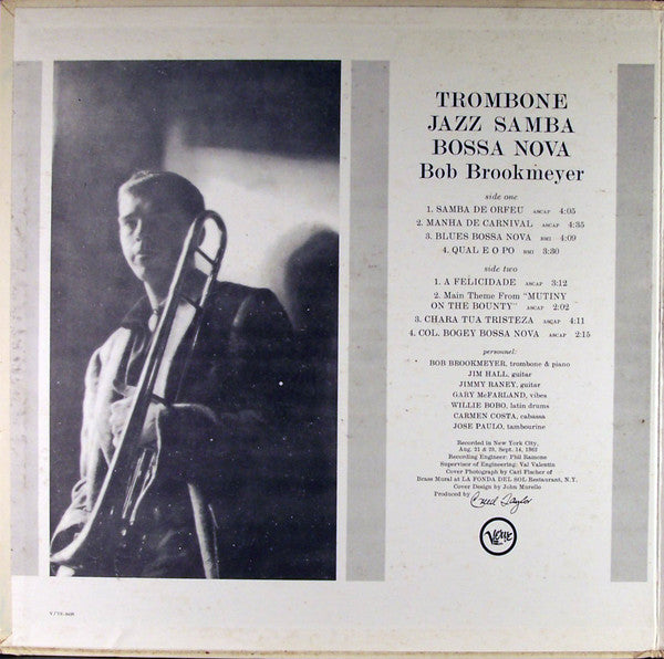 Bob Brookmeyer ~ Trombone Jazz Samba / Bossa Nova (Vinyl) - Djungel & Jazz