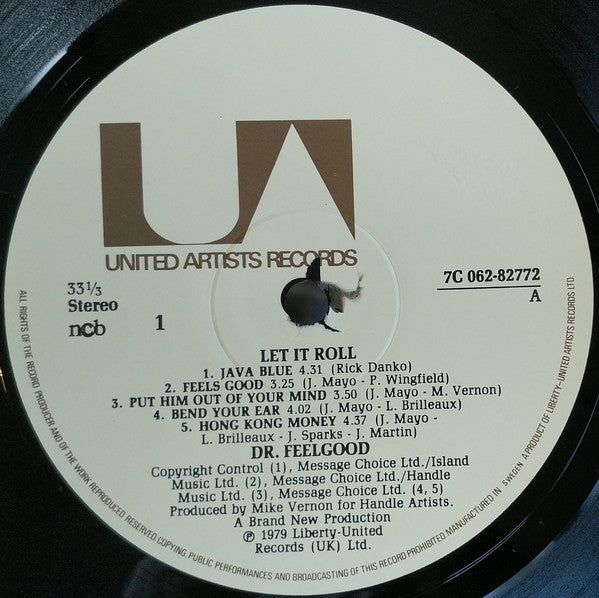 Dr. Feelgood ~ Let It Roll (Vinyl) - Djungel & Jazz