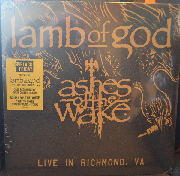 Lamb Of God ~ Ashes Of The Wake: Live In Richmond, VA (Vinyl) - Djungel & Jazz