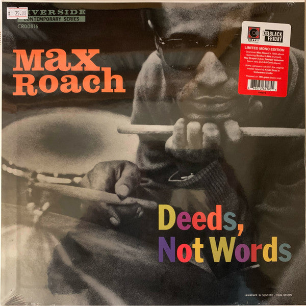 Max Roach ~ Deeds, Not Words (Vinyl) - Djungel & Jazz