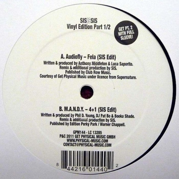 Sis : Sis Is Sis (Vinyl Edition Part 1/2) (12")