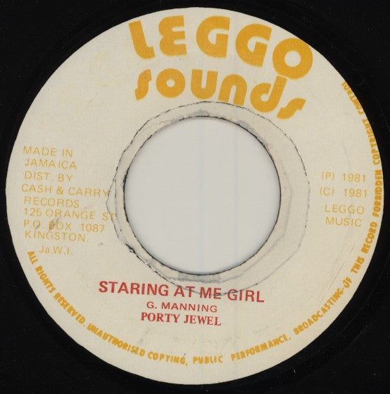 Porty Jewel : Staring At Me Girl (7")