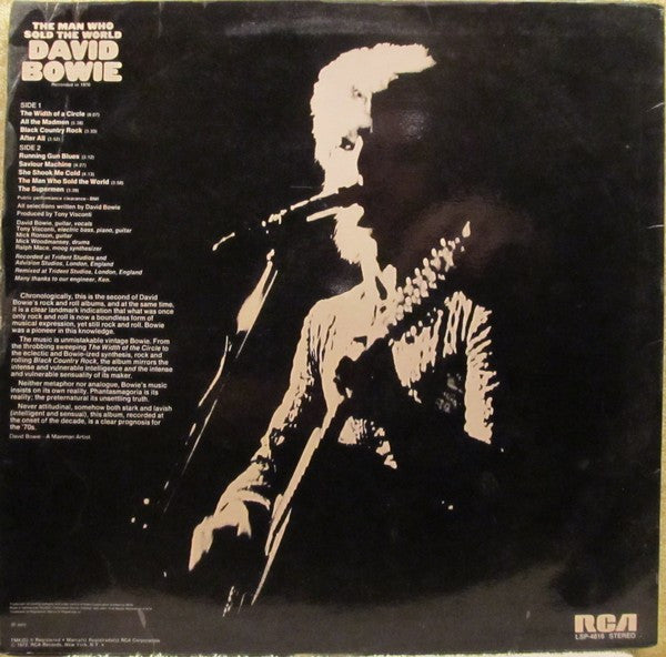 David Bowie ~ The Man Who Sold The World (Vinyl) - Djungel & Jazz