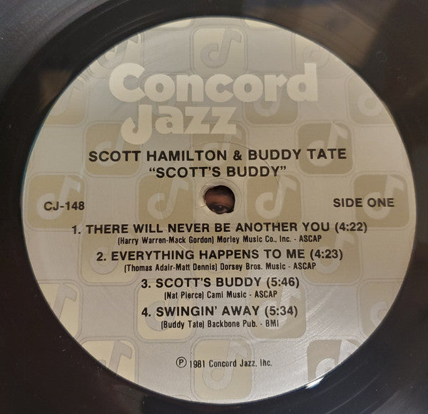 Scott Hamilton And Buddy Tate ~ Scott's Buddy (Vinyl) - Djungel & Jazz