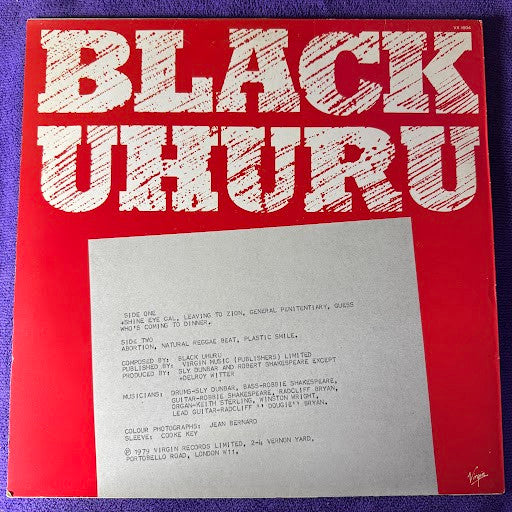 Black Uhuru ~ Black Uhuru (Vinyl) - Djungel & Jazz