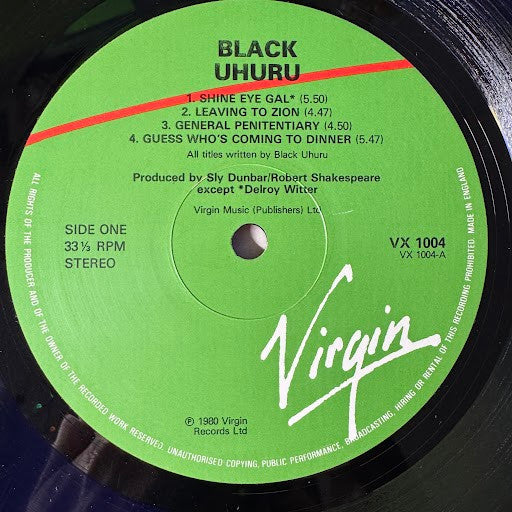Black Uhuru ~ Black Uhuru (Vinyl) - Djungel & Jazz