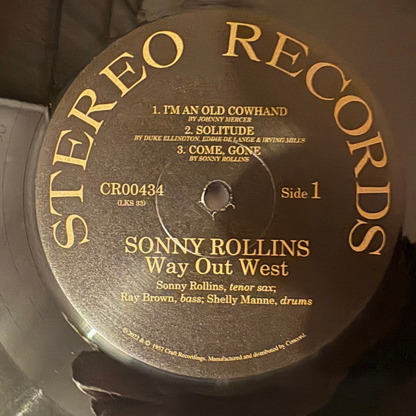 Sonny Rollins ~ Way Out West (Vinyl) - Djungel & Jazz