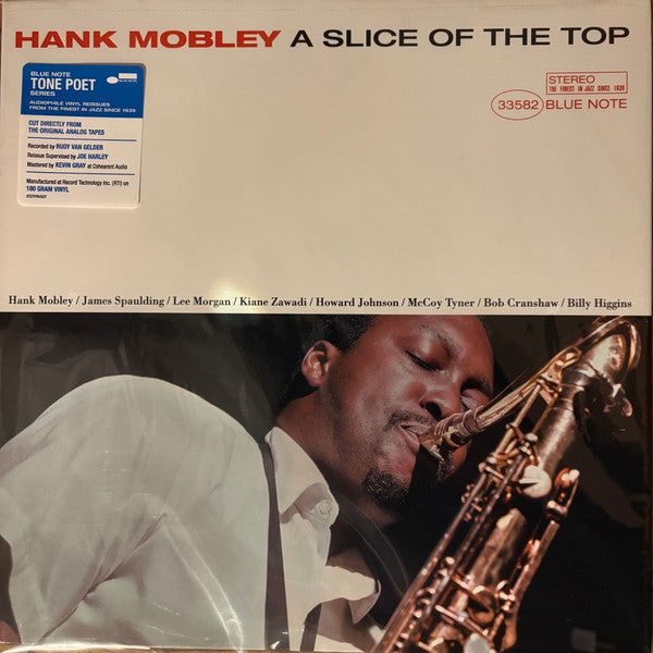 Hank Mobley ~ A Slice Of The Top (Vinyl) - Djungel & Jazz