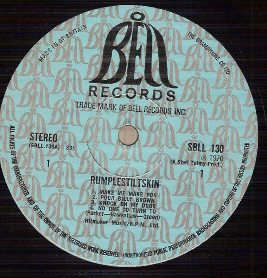 Rumplestiltskin : Rumplestiltskin (LP, Album, Gat)