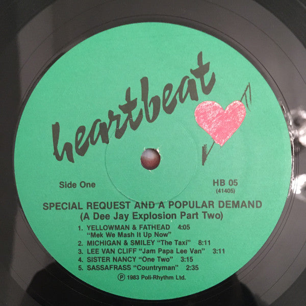Various : Special Request And A Popular Demand (A Dee-Jay Explosion Part Two) (LP)