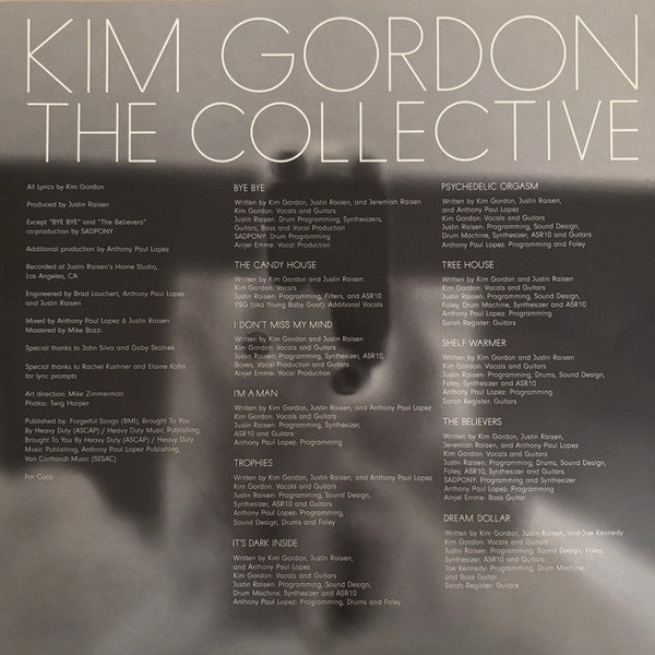 Kim Gordon ~ The Collective (Vinyl) - Djungel & Jazz