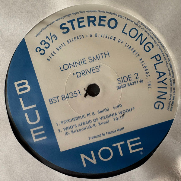 Lonnie Smith ~ Drives (Vinyl) - Djungel & Jazz