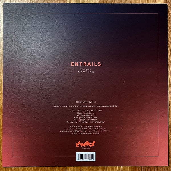 Tomas Järmyr ~ Entrails (Vinyl) - Djungel & Jazz