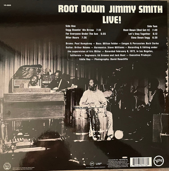 Jimmy Smith ~ Root Down - Jimmy Smith Live! (Vinyl) - Djungel & Jazz