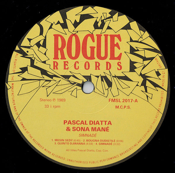 Pascal Diatta & Sona Mané ~ Simnadé (Vinyl) - Djungel & Jazz