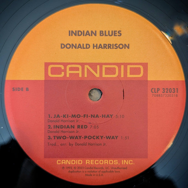 Donald Harrison Featuring Guardians Of The Flame , Mardi Gras Indians • Doctor John ~ Indian Blues (Vinyl) - Djungel & Jazz