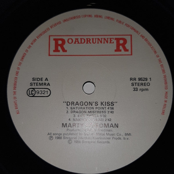 Marty Friedman ~ Dragon's Kiss (Vinyl) - Djungel & Jazz