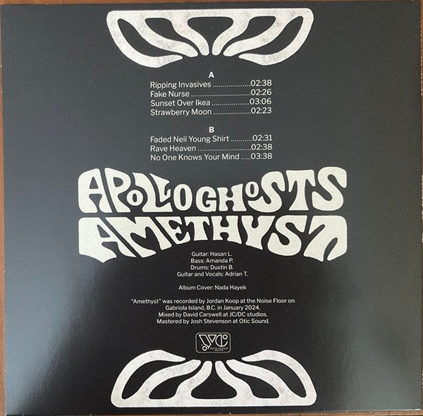 Apollo Ghosts ~ Amethyst (Vinyl) - Djungel & Jazz