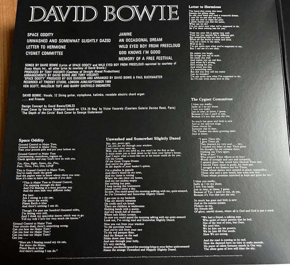 David Bowie ~ David Bowie (Vinyl) - Djungel & Jazz
