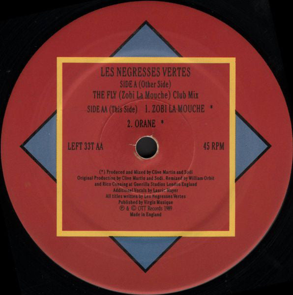 Les Negresses Vertes ~ Zobi La Mouche (The Fly) (Vinyl) - Djungel & Jazz