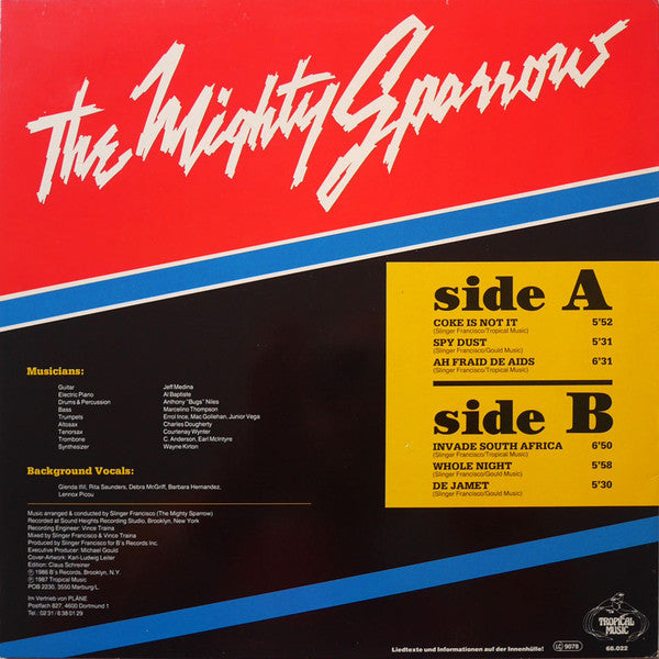 Mighty Sparrow ~ Soca Explosion (Vinyl) - Djungel & Jazz