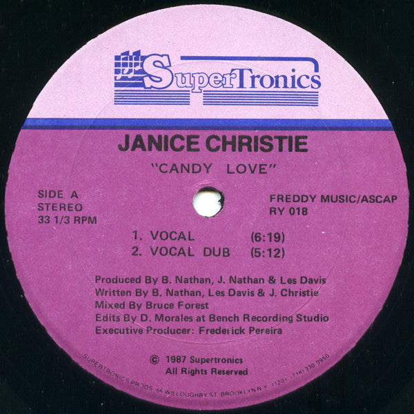 Janice Christie ~ Candy Love (Vinyl) - Djungel & Jazz