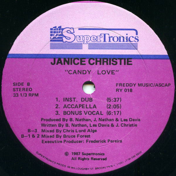 Janice Christie ~ Candy Love (Vinyl) - Djungel & Jazz