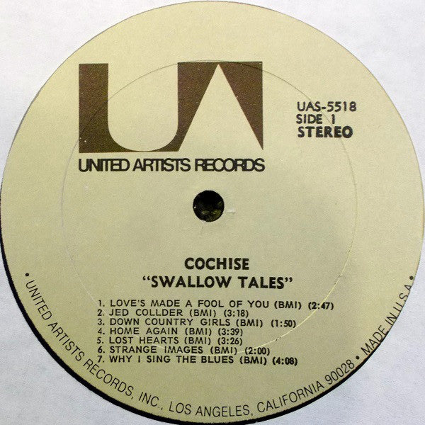 Cochise  ~ Swallow Tales (Vinyl) - Djungel & Jazz