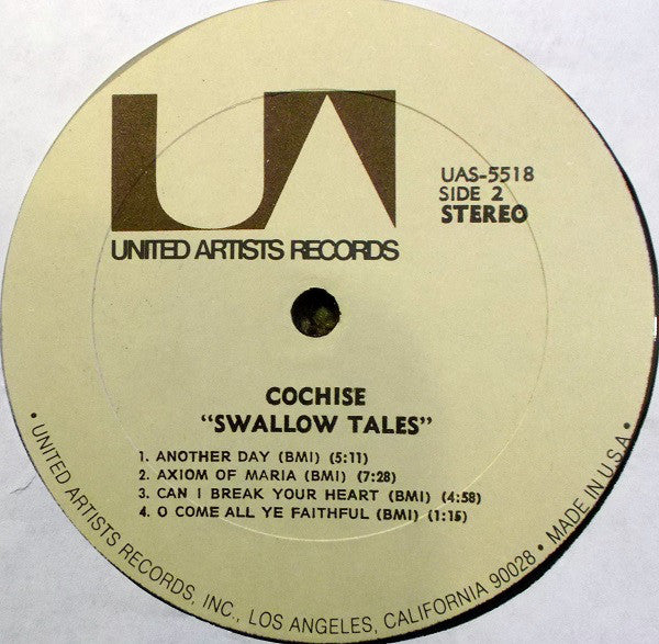 Cochise  ~ Swallow Tales (Vinyl) - Djungel & Jazz