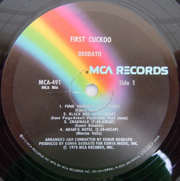 Eumir Deodato ~ First Cuckoo (Vinyl) - Djungel & Jazz