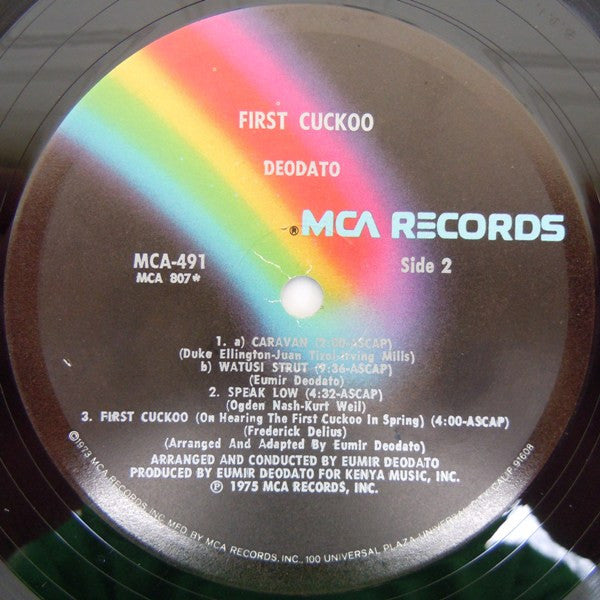 Eumir Deodato ~ First Cuckoo (Vinyl) - Djungel & Jazz