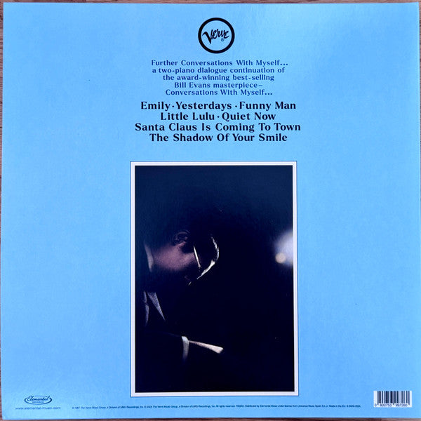 Bill Evans ~ Further Conversations With Myself (Vinyl) - Djungel & Jazz