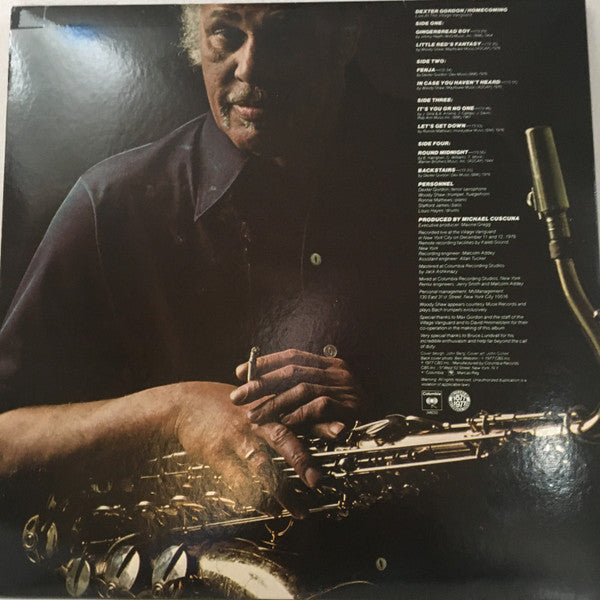 Dexter Gordon : Homecoming - Live At The Village Vanguard (2xLP, Album, Pit)