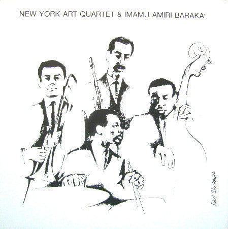 New York Art Quartet & Imamu Amiri Baraka ~ New York Art Quartet & Imamu Amiri Baraka (Vinyl) - Djungel & Jazz