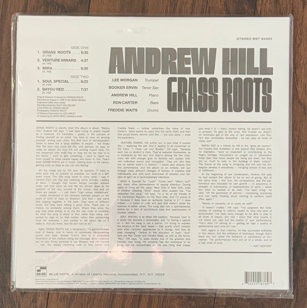 Andrew Hill : Grass Roots (LP, Album, RE)