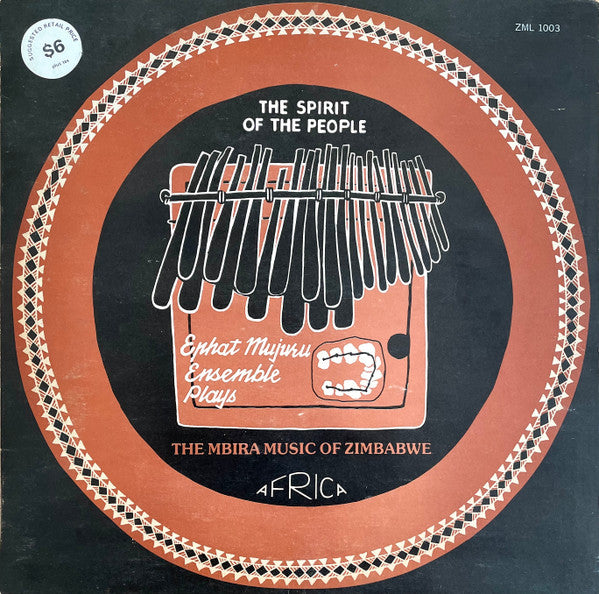The Spirit Of The People ~ Ephat Mujuru Ensemble Plays The Mbira Music Of Zimbabwe (Vinyl) - Djungel & Jazz