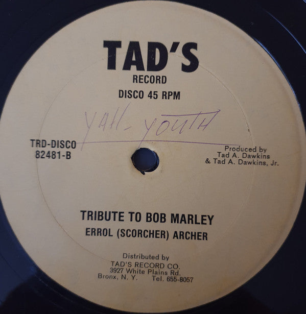 Gi Gi (Georgette) Rumph* / Errol (Scorcher) Archer* : Redemption Song / Tribute To Bob Marley (12")