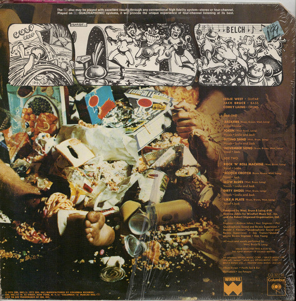 West, Bruce & Laing ~ Whatever Turns You On (Vinyl) - Djungel & Jazz