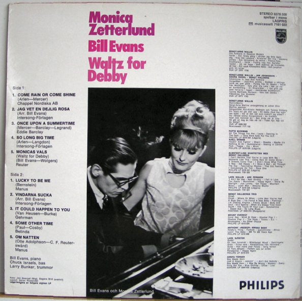 Monica Zetterlund, Bill Evans : Waltz For Debby (LP, Album, RE)