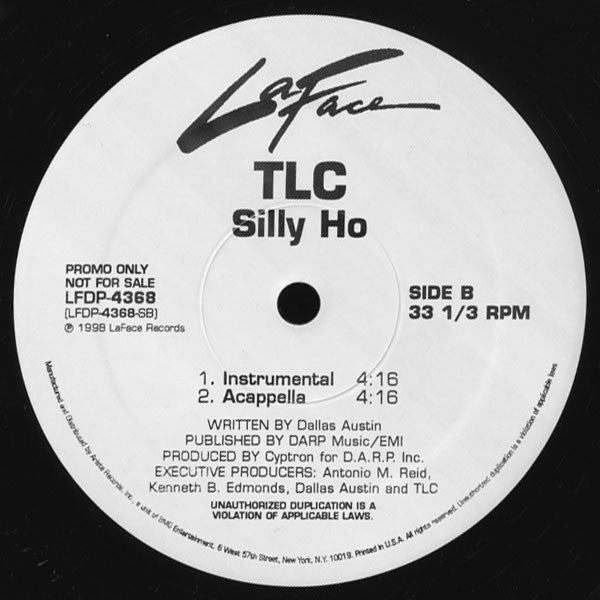 TLC ~ Silly Ho (Vinyl) - Djungel & Jazz