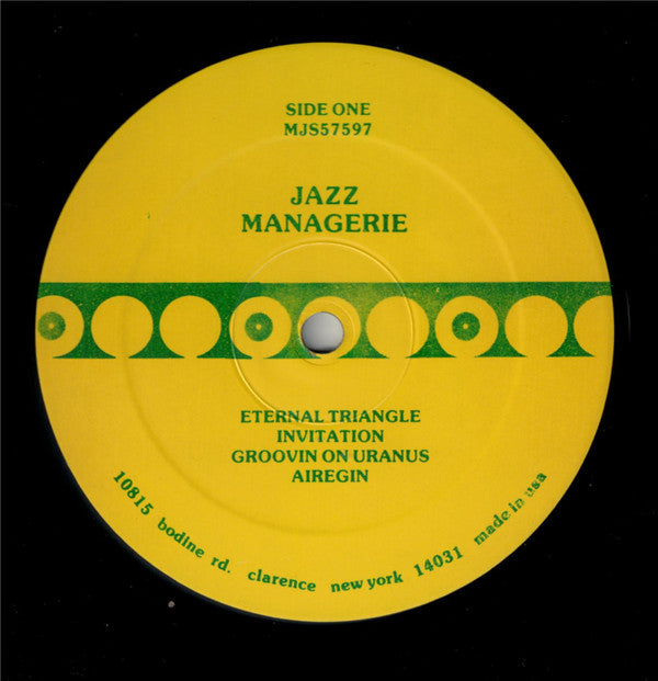 Doug Sertl ~ Menagerie - Doug Sertl's Jazz Menagerie Featuring Nick Brignola (Vinyl) - Djungel & Jazz