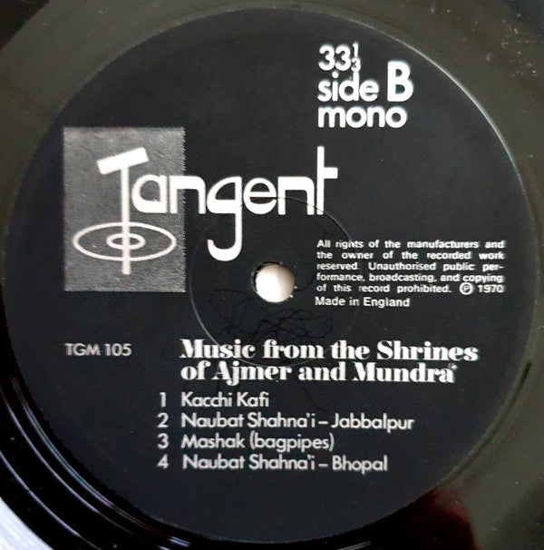Various ~ Music From The Shrines Of Ajmer And Mundra (Vinyl) - Djungel & Jazz