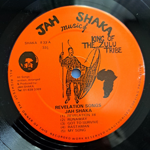 Jah Shaka : Revelation Songs (LP, Album, Pre)