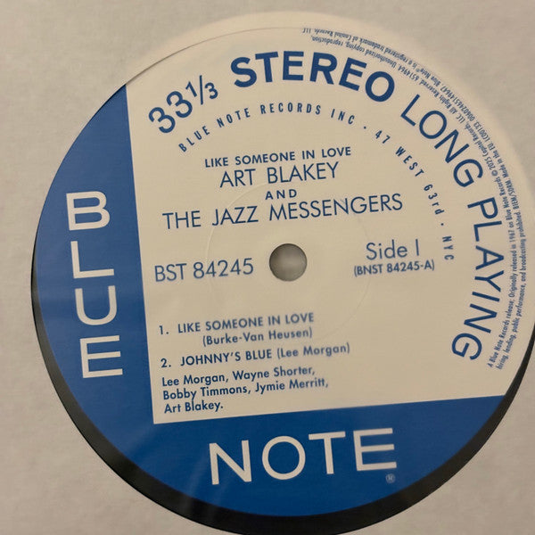 Art Blakey And The Jazz Messengers ~ Like Someone In Love (Vinyl) - Djungel & Jazz