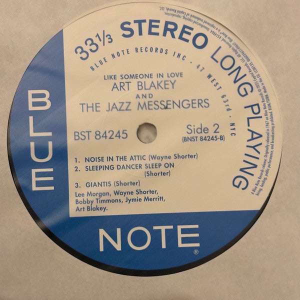 Art Blakey And The Jazz Messengers* : Like Someone In Love (LP, Album, RE, RM)