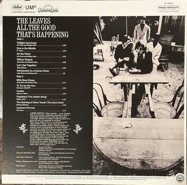 The Leaves ~ All The Good That's Happening (Vinyl) - Djungel & Jazz