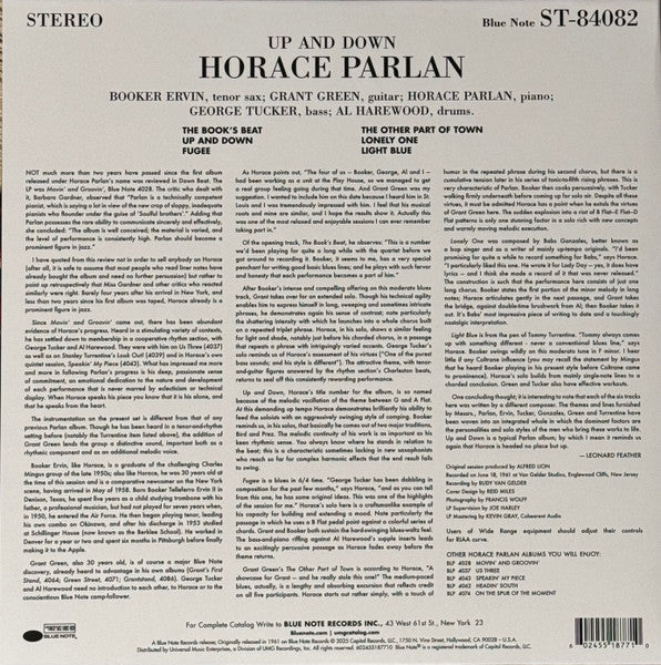 Horace Parlan ~ Up & Down (Vinyl) - Djungel & Jazz