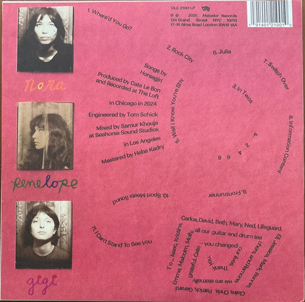 Horsegirl  ~ Phonetics On And On (Vinyl) - Djungel & Jazz